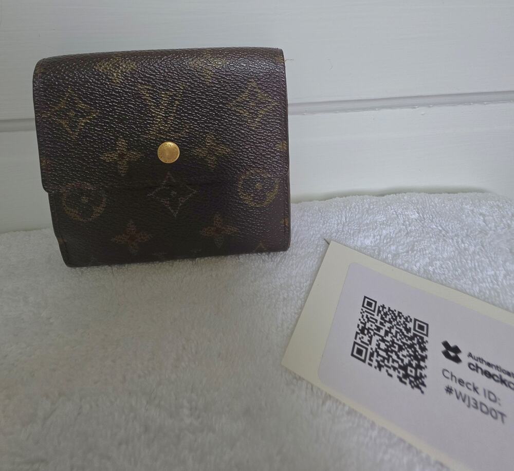 Louis Vuitton Monogram Portefeuille Elise Wallet w/COA